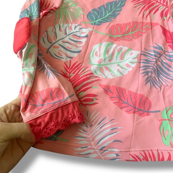 The Beaufort Bonnet Company Rash Guard Swimsuit Top Girls - Picture 3 of 7